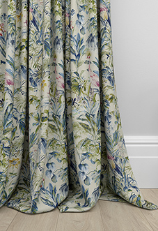 Paradise, Saxon Blue - Made to Measure Curtains